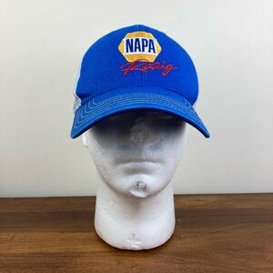 NAPA racing hat # 9 Blue Yellow & White Color Adjustable strap Up Baseball Cap